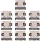 10pcs Original 12 Pin Charging Port Connector, Model:Dual-row Contact Pins - 1