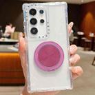 For Samsung Galaxy S22 Ultra 5G Dreamland Transparent MagSafe Holder Phone Case(Dark Purple) - 1