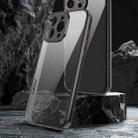 For iPhone 16 Pro PC Hybrid TPU Airbag Shockproof Phone Case(Transparent Black) - 2