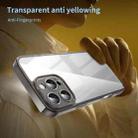 For iPhone 16 Pro PC Hybrid TPU Airbag Shockproof Phone Case(Transparent Black) - 3