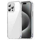 For iPhone 15 Pro Max PC Hybrid TPU Airbag Shockproof Phone Case(Transparent) - 1