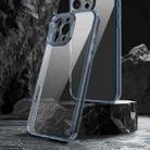 For iPhone 15 Plus PC Hybrid TPU Airbag Shockproof Phone Case(Transparent Blue) - 2