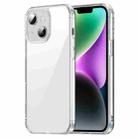 For iPhone 14 Plus PC Hybrid TPU Airbag Shockproof Phone Case(Transparent) - 1