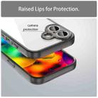 For iPhone 17 PC Hybrid TPU Airbag Shockproof Phone Case(Transparent Black) - 3