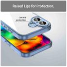 For iPhone 17 PC Hybrid TPU Airbag Shockproof Phone Case(Transparent Blue) - 3