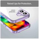 For iPhone 17 PC Hybrid TPU Airbag Shockproof Phone Case(Transparent Purple) - 3