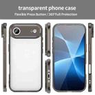 For iPhone 17 Air PC Hybrid TPU Airbag Shockproof Phone Case(Transparent Black) - 2