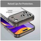 For iPhone 17 Pro Max PC Hybrid TPU Airbag Shockproof Phone Case(Transparent Black) - 3