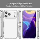 For iPhone 17 Pro Max PC Hybrid TPU Airbag Shockproof Phone Case(Transparent) - 2