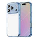 For iPhone 17 Pro PC Hybrid TPU Airbag Shockproof Phone Case(Transparent Blue) - 1