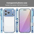 For iPhone 17 Pro PC Hybrid TPU Airbag Shockproof Phone Case(Transparent Blue) - 2