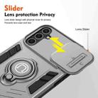 For Samsung Galaxy S25 5G Camshield Ring Holder Phone Case(Grey) - 2