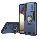 For Samsung Galaxy S25+ 5G Camshield Ring Holder Phone Case(Royal Blue) - 1