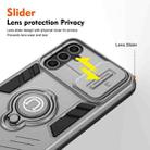 For Samsung Galaxy S25+ 5G Camshield Ring Holder Phone Case(Grey) - 3