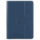 7-8 inch Voltage Hook 360 Rotation Leather Tablet Case(Dark Blue) - 2