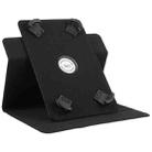 9-10 inch Voltage Hook 360 Rotation Leather Tablet Case(Black) - 3