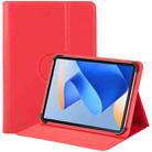 9-10 inch Voltage Hook 360 Rotation Leather Tablet Case(Red) - 1