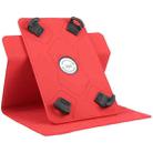 9-10 inch Voltage Hook 360 Rotation Leather Tablet Case(Red) - 3