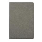 For Samsung Galaxy Tab A7 / T500 Fabric Texture Horizontal Flip PU Leather Case with Holder(Grey) - 2