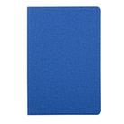 For Samsung Galaxy Tab A7 / T500 Fabric Texture Horizontal Flip PU Leather Case with Holder(Blue) - 2