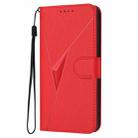 For TCL 50 NxtPaper Triangle Pattern Buckle Clasp Leather Phone Case(Red) - 2