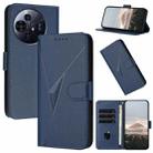 For TCL 50 NxtPaper Triangle Pattern Buckle Clasp Leather Phone Case(Royal Blue) - 1