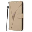 For TCL 50 Pro NxtPaper Triangle Pattern Buckle Clasp Leather Phone Case(Gold) - 2