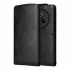 For Realme P3 Pro Magnetic Vertical Flip Leather Phone Case with Buckle(Black) - 2