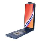 For Realme P3 Pro Magnetic Vertical Flip Leather Phone Case with Buckle(Blue) - 3