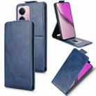 For Realme P3 5G Global / Neo7x 5G Magnetic Vertical Flip Leather Phone Case with Buckle(Blue) - 1