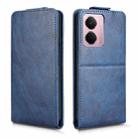 For Realme P3 5G Global / Neo7x 5G Magnetic Vertical Flip Leather Phone Case with Buckle(Blue) - 2