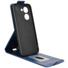 For Realme P3 Ultra 5G Magnetic Vertical Flip Leather Phone Case with Buckle(Blue) - 3
