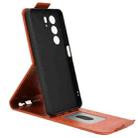 For Realme C71 4G Magnetic Vertical Flip Leather Phone Case with Buckle(Brown) - 3