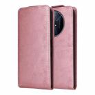For TCL 50 Nxtpaper 5G / 50 Pro Nxtpaper 5G Magnetic Vertical Flip Leather Phone Case with Buckle(Rose Gold) - 2