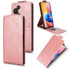 For TCL 60R 5G / 60 5G Magnetic Vertical Flip Leather Phone Case with Buckle(Rose Gold) - 1