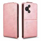 For TCL 60R 5G / 60 5G Magnetic Vertical Flip Leather Phone Case with Buckle(Rose Gold) - 2