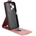 For TCL 60R 5G / 60 5G Magnetic Vertical Flip Leather Phone Case with Buckle(Rose Gold) - 3