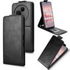 For TCL 60 NxtPaper Magnetic Vertical Flip Leather Phone Case with Buckle(Black) - 1