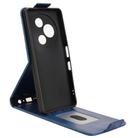 For TCL 60 NxtPaper Magnetic Vertical Flip Leather Phone Case with Buckle(Blue) - 3