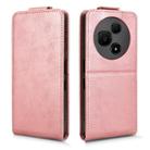 For TCL 60 NxtPaper Magnetic Vertical Flip Leather Phone Case with Buckle(Rose Gold) - 2