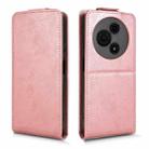 For TCL 605 Magnetic Vertical Flip Leather Phone Case with Buckle(Rose Gold) - 2