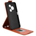 For TCL 605 Magnetic Vertical Flip Leather Phone Case with Buckle(Brown) - 3