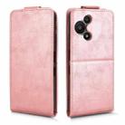 For TCL 60 SE NxtPaper 5G Magnetic Vertical Flip Leather Phone Case with Buckle(Rose Gold) - 2