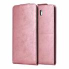 For Tecno Camon 40 Pro 4G/ 5G Magnetic Vertical Flip Leather Phone Case with Buckle(Rose Gold) - 2