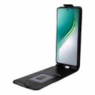 For Tecno Camon 40 4G Magnetic Vertical Flip Leather Phone Case with Buckle(Black) - 3