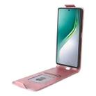 For Tecno Camon 40 4G Magnetic Vertical Flip Leather Phone Case with Buckle(Rose Gold) - 3