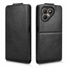 For Tecno Pova 7 4G Magnetic Vertical Flip Leather Phone Case with Buckle(Black) - 2