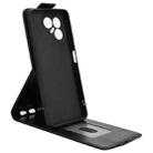 For Tecno Pova 7 4G Magnetic Vertical Flip Leather Phone Case with Buckle(Black) - 3
