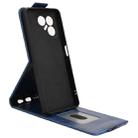 For Tecno Pova 7 4G Magnetic Vertical Flip Leather Phone Case with Buckle(Blue) - 3