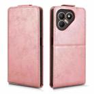 For Tecno Pova 7 4G Magnetic Vertical Flip Leather Phone Case with Buckle(Rose Gold) - 2